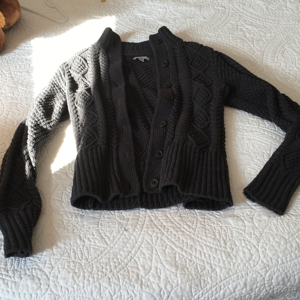 LL bean signature nice charcoal sweater